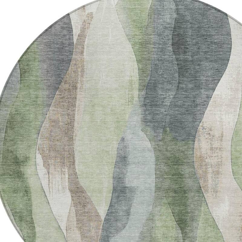 HomeRoots Abstract Transitional Rectangle Outdoor Rug
