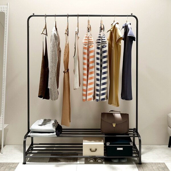 Wardrobe shop hanger stand