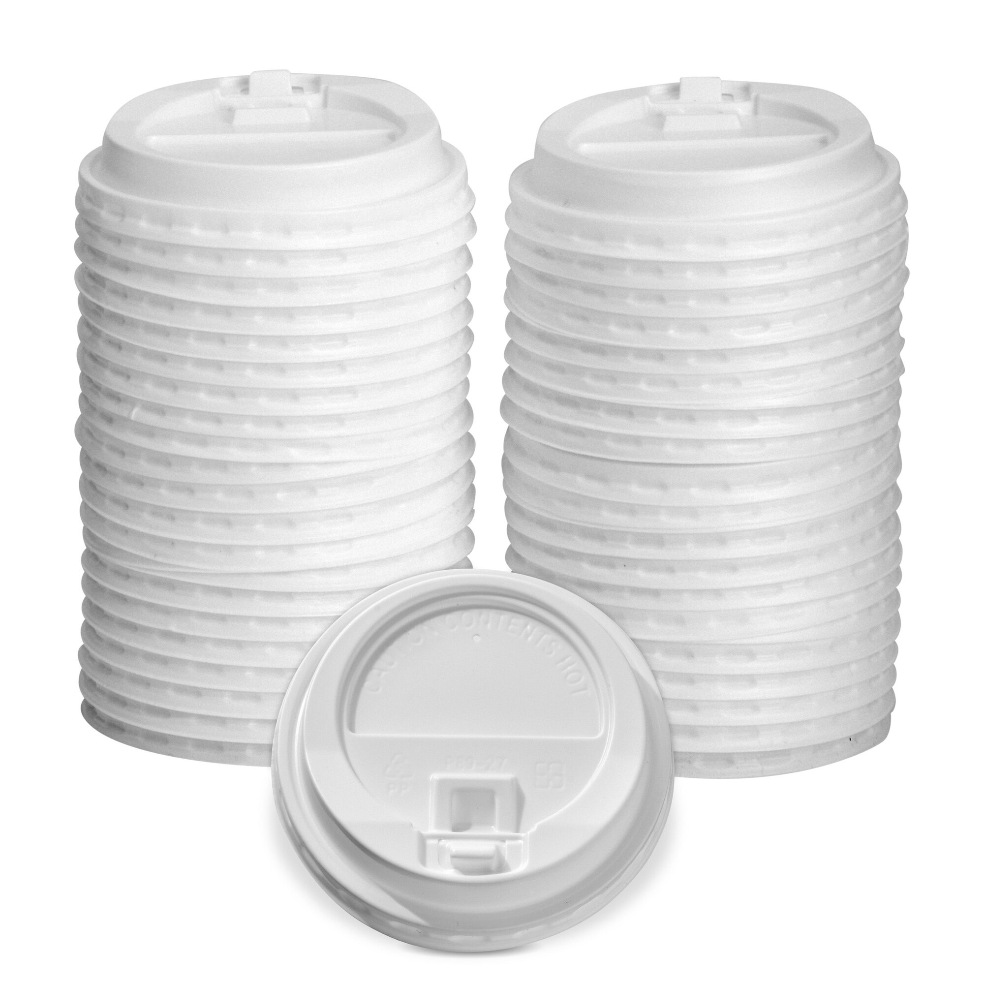 10 oz reusable plastic cups with lids Plastic Dome Lid for 10-24oz Hot Cup Black / 1000pcs