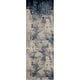 preview thumbnail 41 of 47, Noori Rug Lagoon Alice Distressed Abstract Modern Area Rug 3'0" x 11'10" Runner - Grey/Blue
