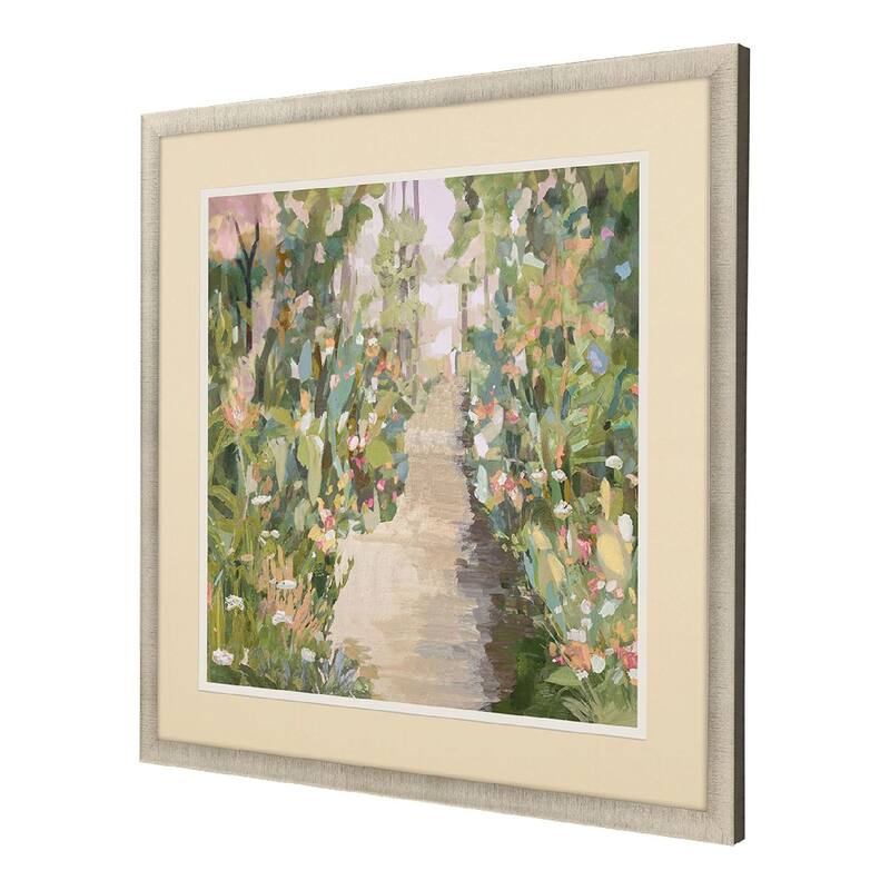 Garden Delight - Lane Framed Art Giclee Under Glass - Pink