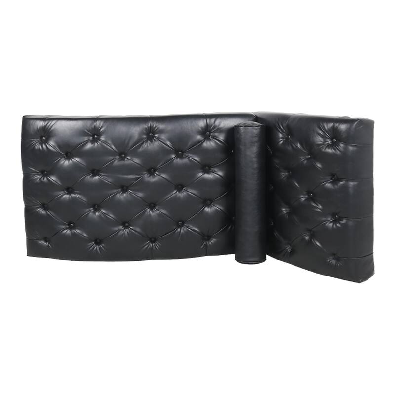 Christopher Knight Home - Arlo Upholstered Chaise Lounge with Rolling Pillow and Birch Legs