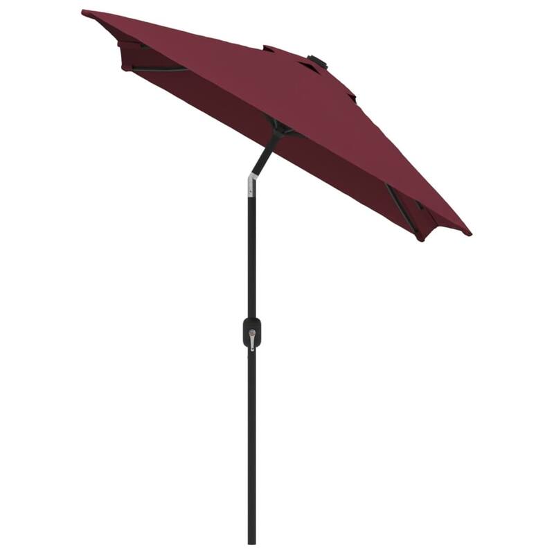 vidaXL Outdoor Umbrella Parasol Patio Sunshade Tilting System Sun Shelter
