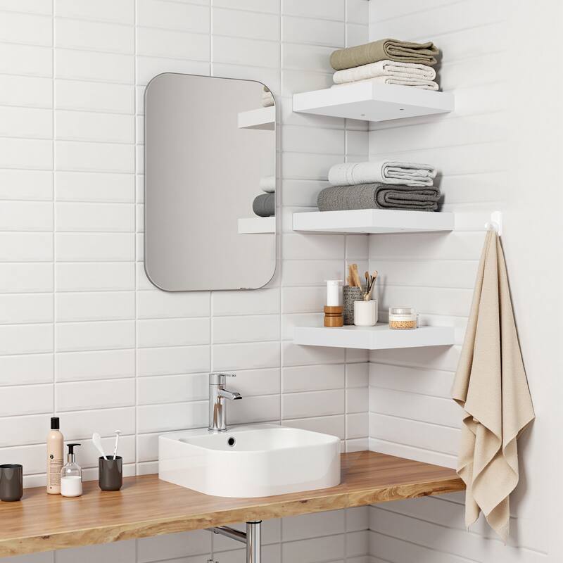 Homy Casa Wall-Mounted Floating Shelf, Compact & Lightweight, 1.2"