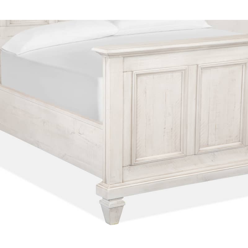 Magnussen Home Newport Alabaster King Panel Bed