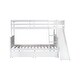 preview thumbnail 19 of 20, Twin Over Full Kids Bunk Bed with 2 Underbed Drawers and Slide, Rubberwood Bunk Bedsframe with Ladder for Bedroom Boys Girls