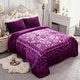 preview thumbnail 47 of 67, Heavy Crafted Thick Floral 9-pound Winter Fleece Blanket 85"x95"