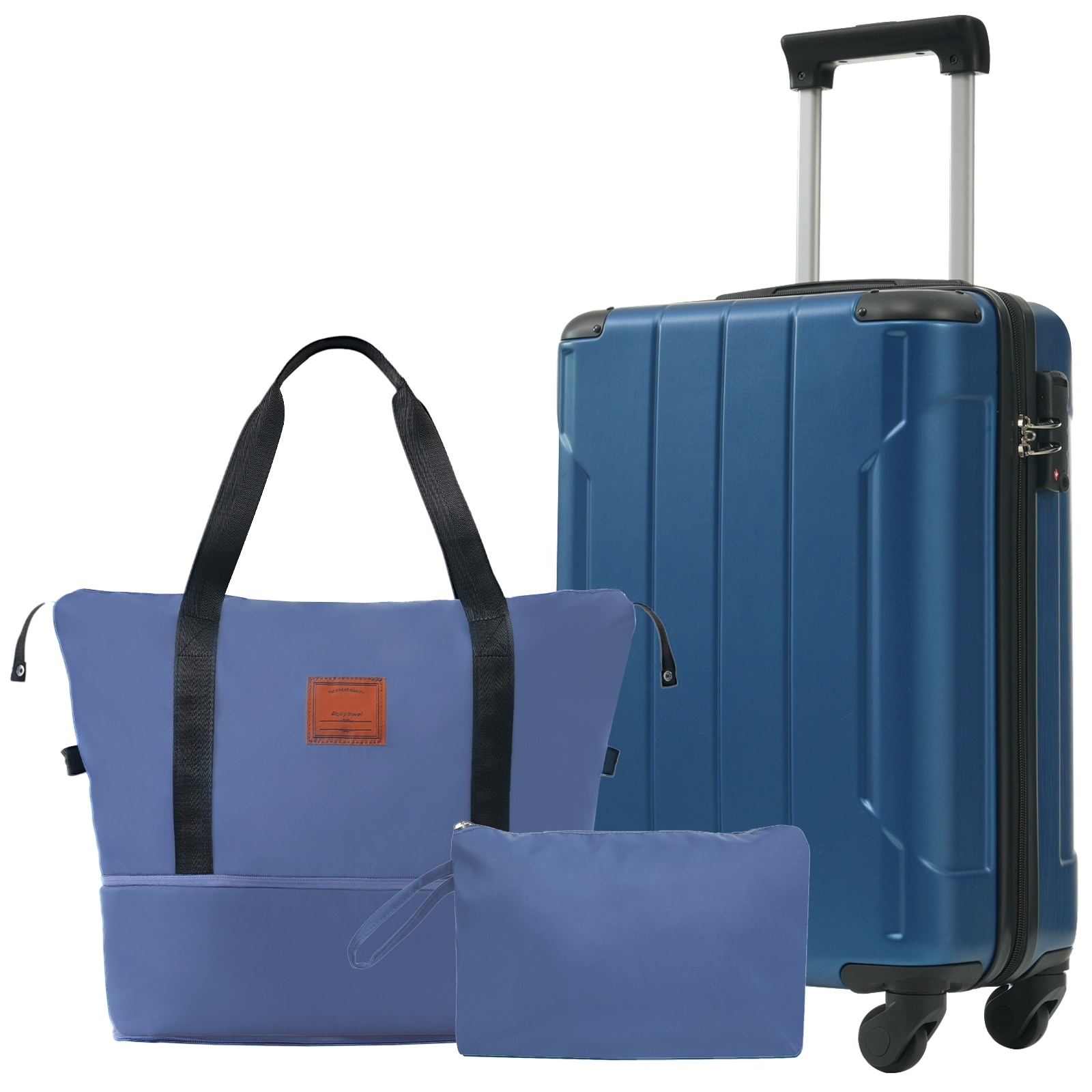 20"Carry On Luggage Set 3 Piece with Spinner Wheels, Lightweight Hardshell ABS Suitcase for Weedend Getaways, Business Travel