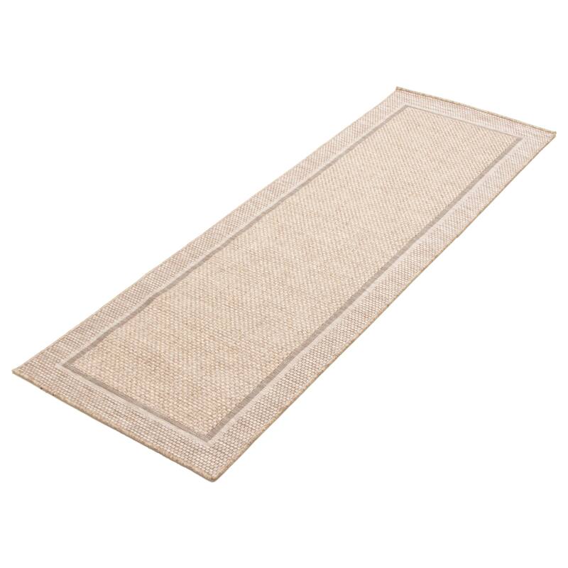 ECARPETGALLERY Machine Woven Brooks Taupe Area Rug