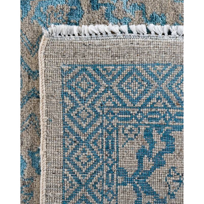 Ikat One-of-a-Kind Hand-Knotted Area Rug, Beige - 7' 10" x 9' 10"