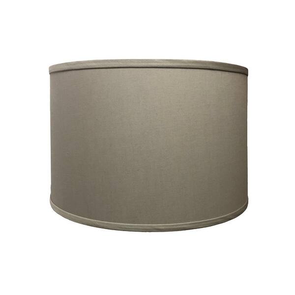 Royal Designs Inc Shallow Drum Hardback Lamp Shade - Contemporary Fabric/Metal - Various Colors & Sizes Available