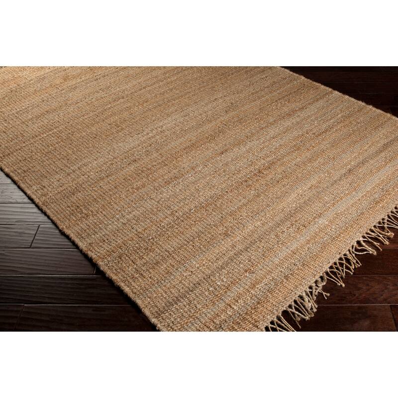 Hand-woven Natural Fiber Jute Area Rug - 8' Square