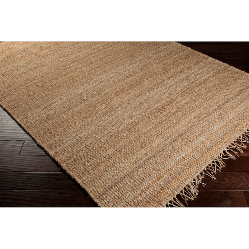 The Curated Nomad Duan Hand-woven Jute Natural Area Rug - 8' x 10'6"