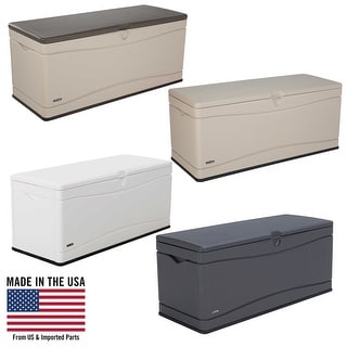 Lifetime Heavy-Duty Outdoor Storage Deck Box (130 Gallon)