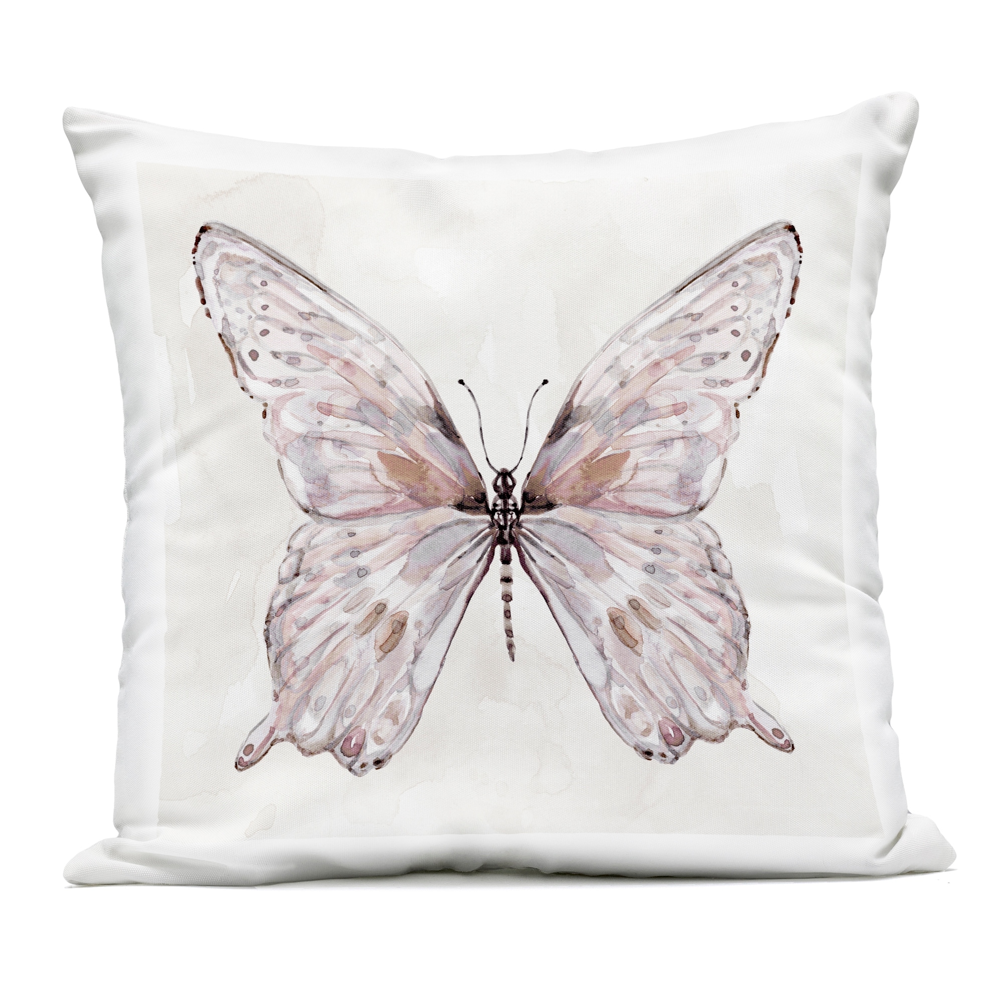 Stupell Blushing Butterfly Wings Outdoor Throw Pillow Design By Carol Robinson