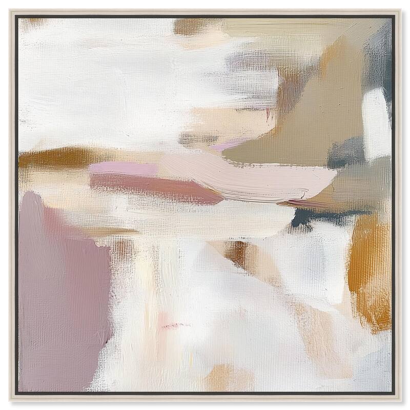 Bailante III Canvas by Art Remedy - Silver - 30" x 30"