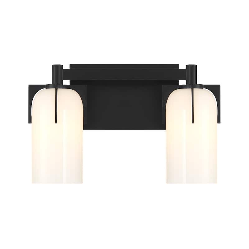 Savoy House 8-4128-2 Caldwell 2 Light 15" Wide Vanity Light - Matte Black