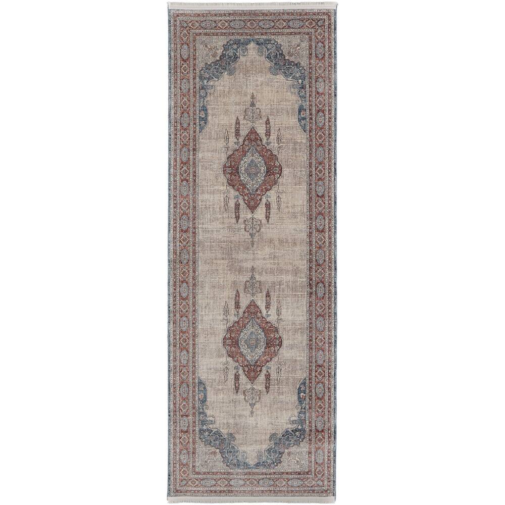 Grand Bazaar Gilford Machine Made Medallion Transitional Area Rug