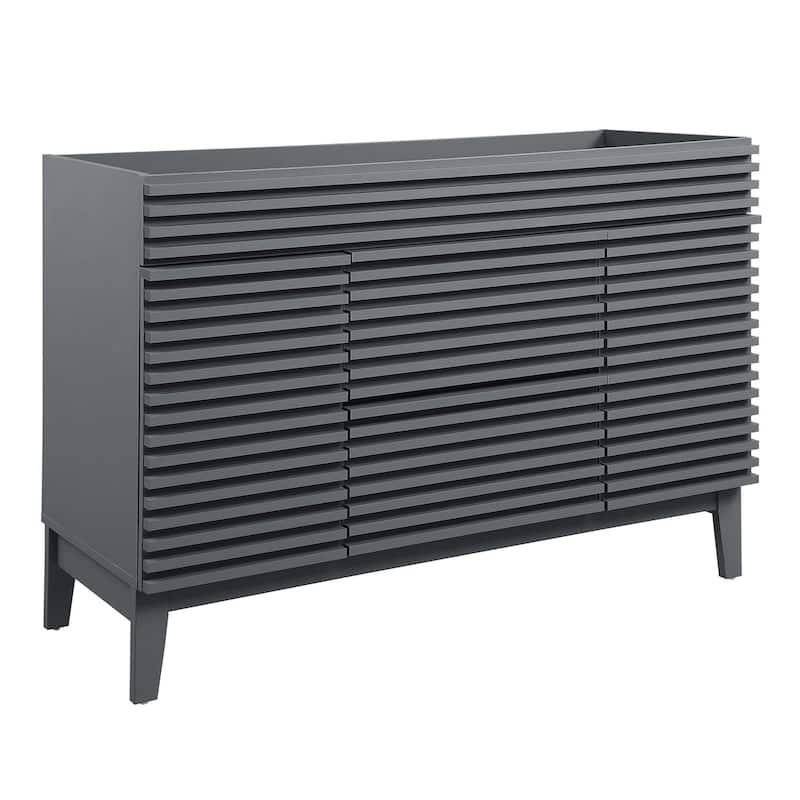 Render 48" Single Sink Compatible (Not Included) Bathroom Vanity Cabinet