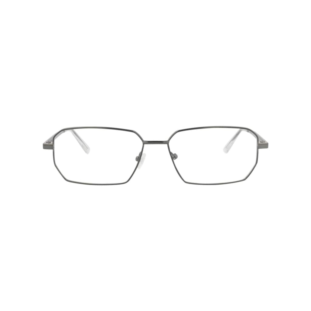 Bottega Veneta Square-Frame Metal Optical Frames