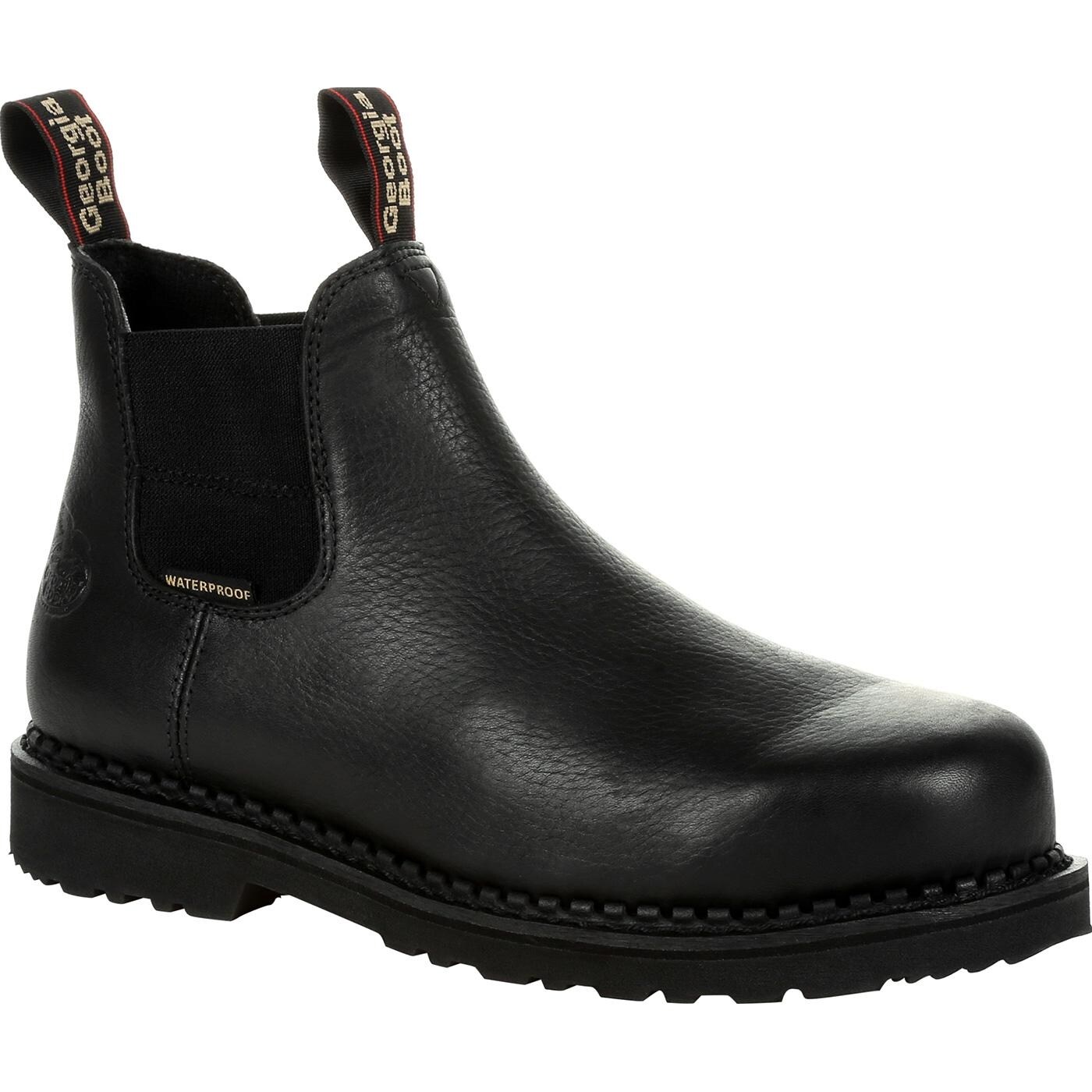 chelsea work boots black