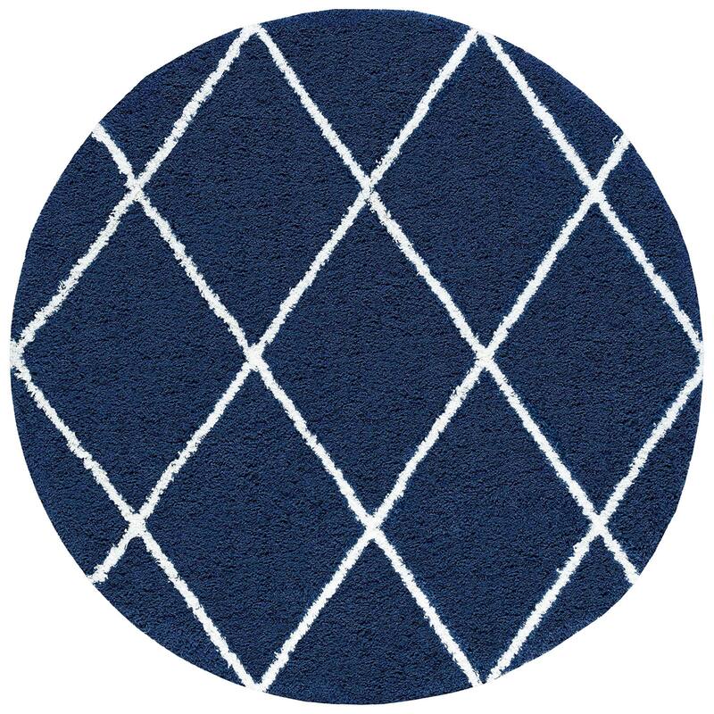 Joy Shag Moroccan Stripe Indoor Area Rug