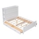 preview thumbnail 6 of 24, Full Size Platform Bed with Drawers and Storage Shelves