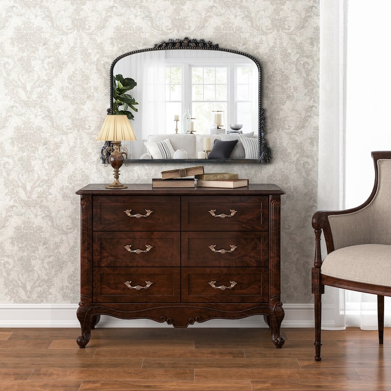 Arch Wall Mirror Baroque Accent Mirrors - 36"×23"