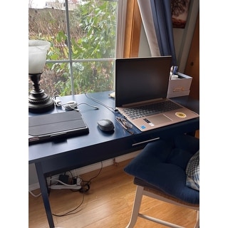 simple living rollins desk blue