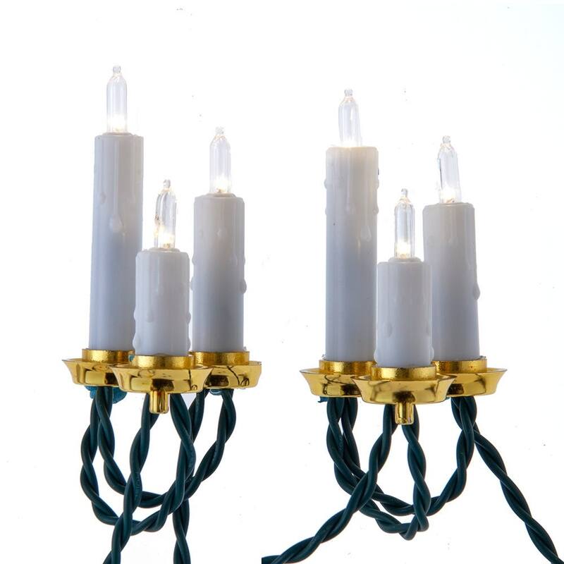 Kurt Adler LED Triple Candle Clip-On Light Set