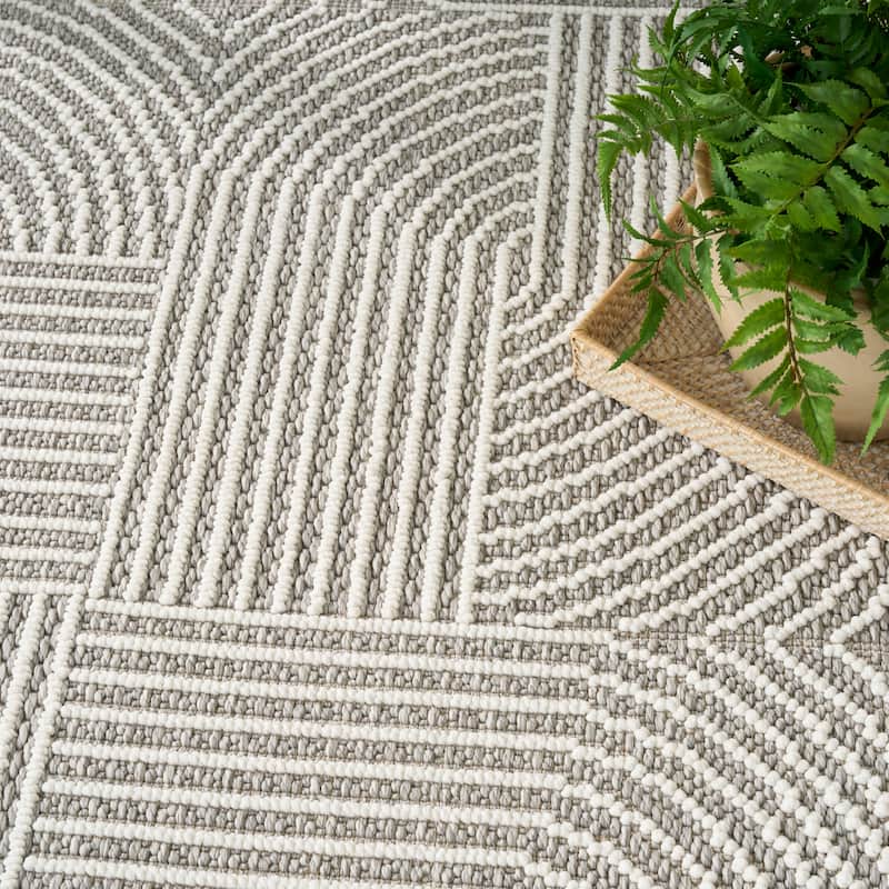 Nourison Textured Home Indoor only Geometric Area Rug