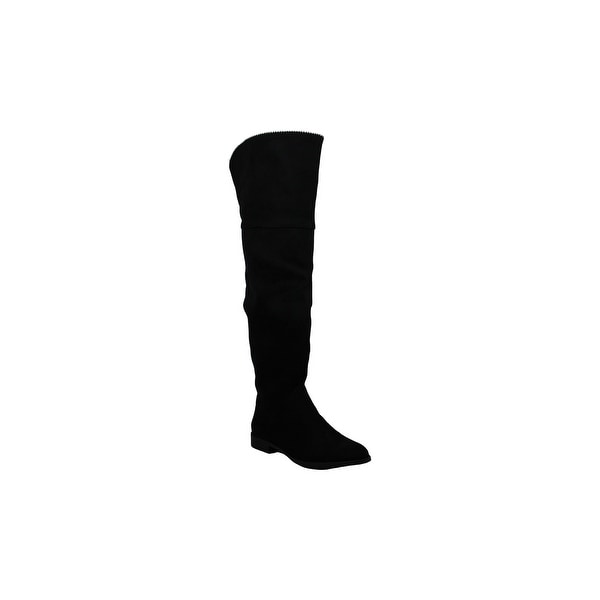 Xoxo Womens Tristen Suede Almond Toe Knee High Fashion Boots. Opens flyout.