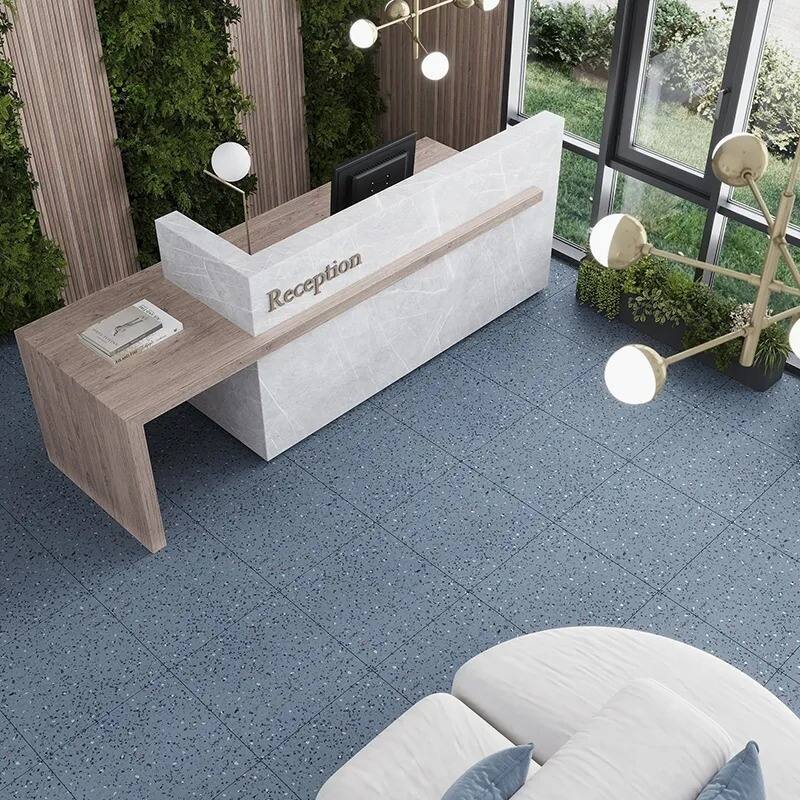 Apollo tile 24" x 24" Terra Mia Matte Slate Blue Porcelain Tile (15.93 sq ft/case) - 4 Pack