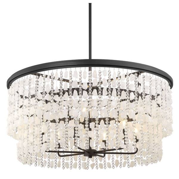 slide 2 of 11, Minka Lavery 6706 Shimmering Elegance 9 Light 36" Wide Crystal