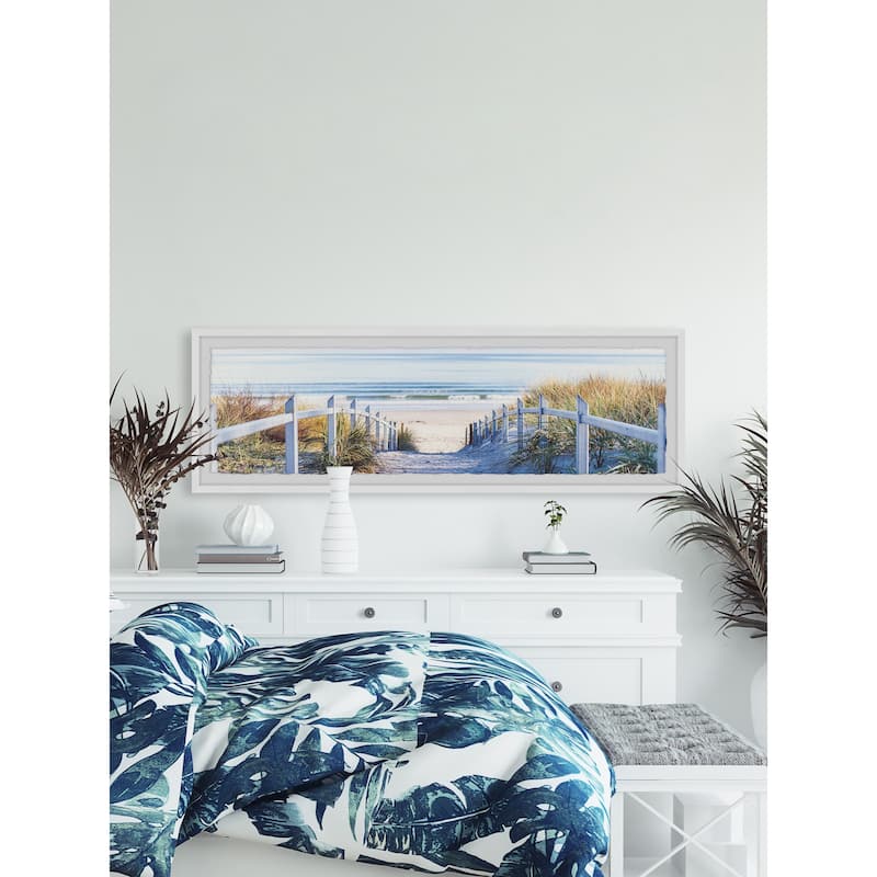 'Path to the Beach II' Framed Painting Print