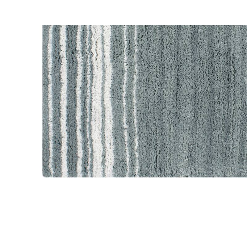 Gradiation Rug Collection 100% Cotton Non-Slip Bathroom Rug Set, Machine Washable Bath Rug, 5 Piece Bath Mat Set with Contour