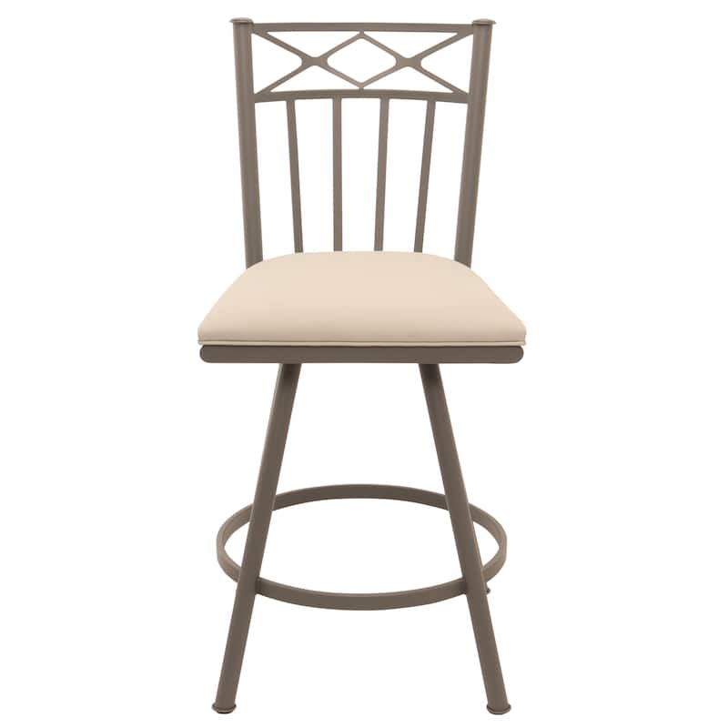 Tempo Furniture Lennix Swivel 26" Counterstool w/ Fully Welded Metal Frame (Commercial Grade) by Furnish Theory (Various Colors)