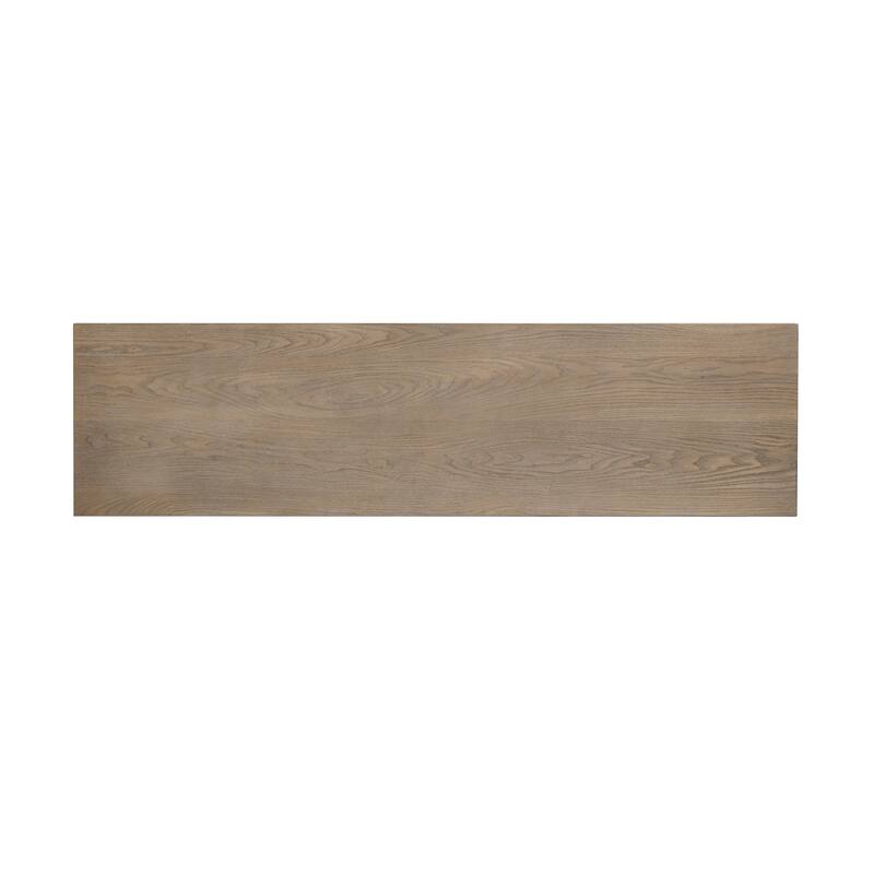 Modern Simple Style Console Table with Floating Desktop Effect, for Entryways Hallways, Living Rooms and Sofas, Natural