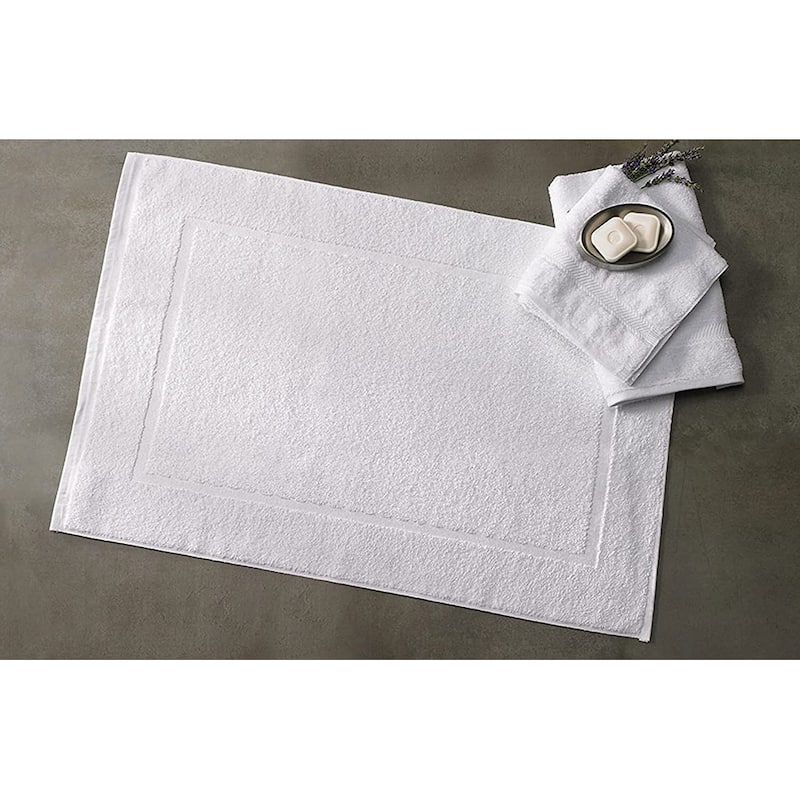 Organic Cotton Feather Touch Quick Dry 700 GSM Bath Mat, 20"X33"