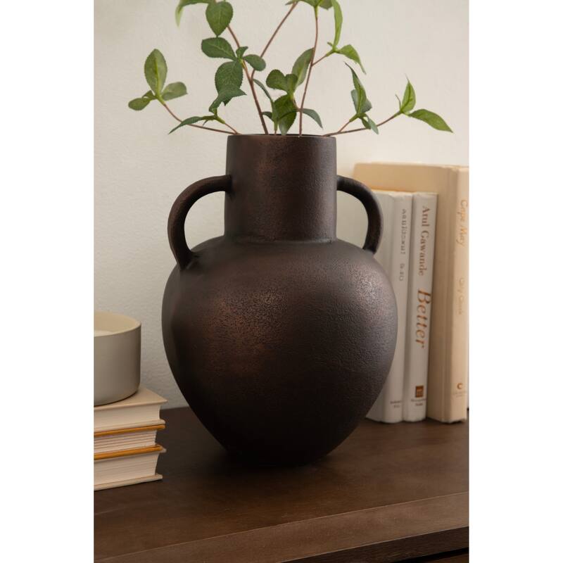 Kate and Laurel Lusila Decorative Metal Vase