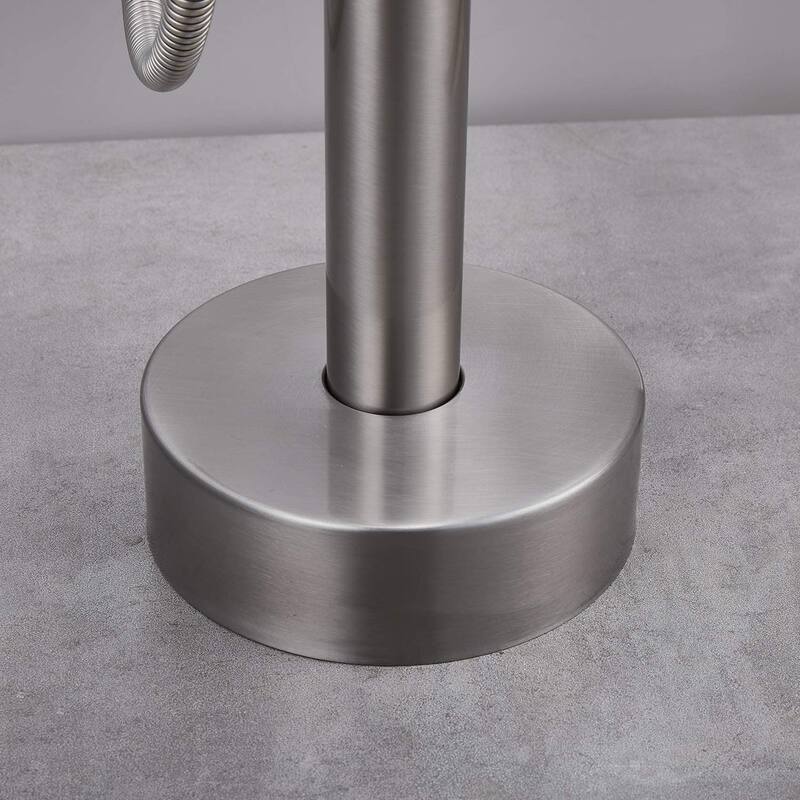 BATHLET Freestanding Bathtub Floor-Mount Faucet Tub Filler with Hand Shower
