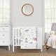 preview thumbnail 1 of 4, Sweet Jojo Designs Farm Animals Boy Girl Gender Neutral Unisex 3p Mini Crib Bedding Set Watercolor Farmhouse Horse Cow Pig Sheep