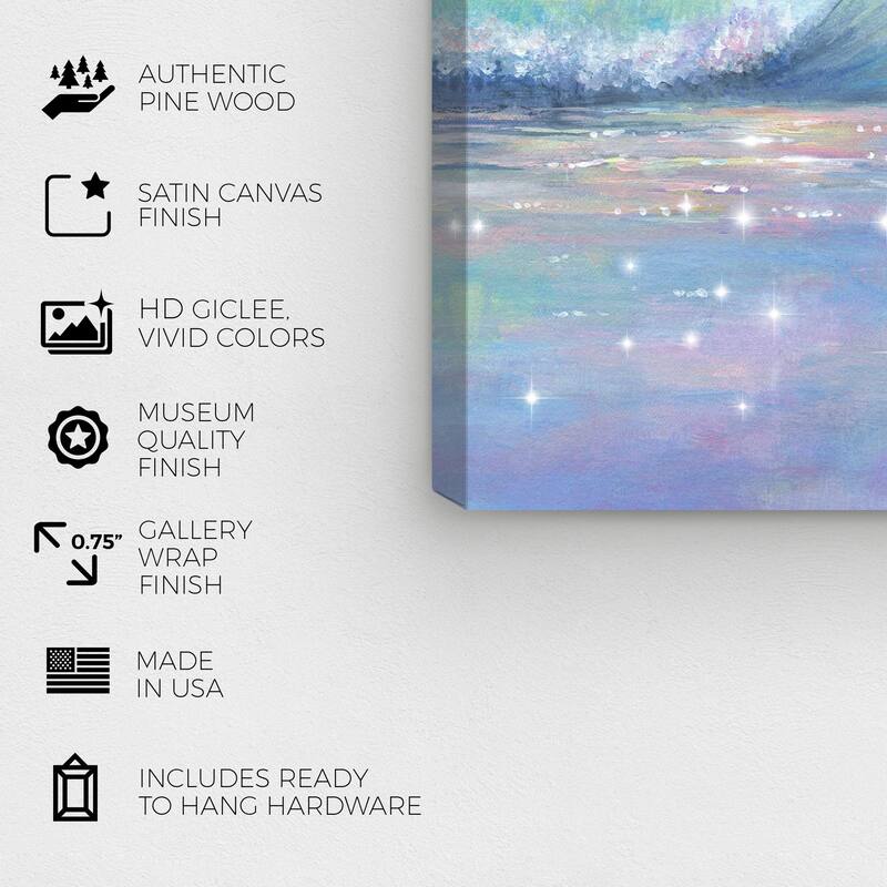 Wynwood Studio Canvas Nautical and Coastal Ocean Shades Blue and Nautical & Coastal Wall Art Canvas Print