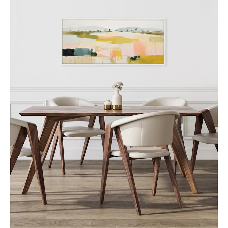 Kate and Laurel Sylvie Quaint Vista I Framed Canvas by Amy Lighthall