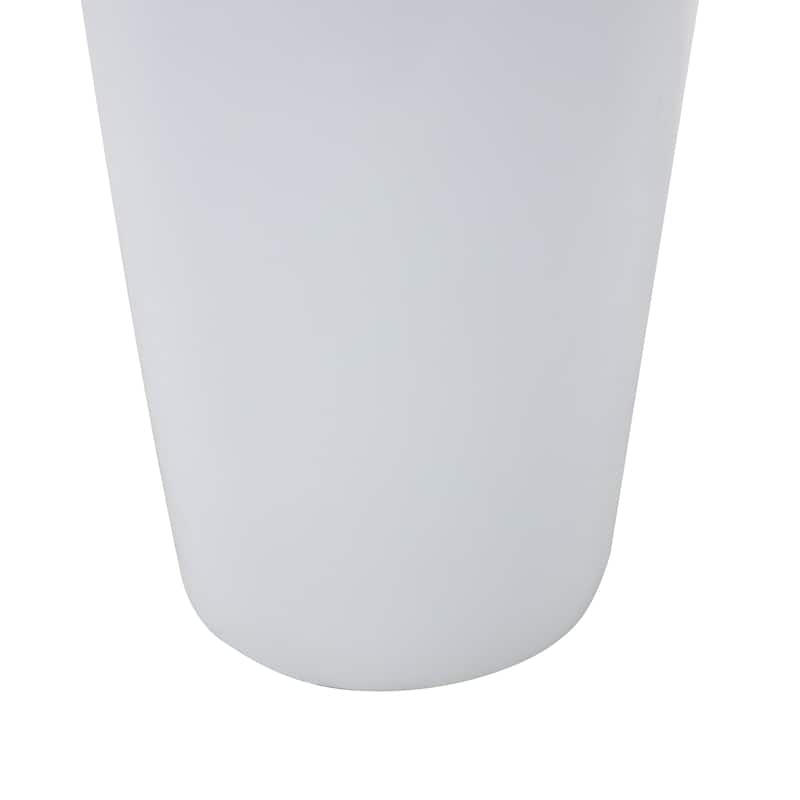 Fiberglass Minimalistic Decorative Vase - White - Roche River Decor