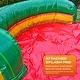preview thumbnail 1 of 5, JumpOrange Fiesta Commercial Grade Bounce House Water Slide Combo with Attached Pool & Air Blower, Outdoor Inflatable Kids Play Kids - Green