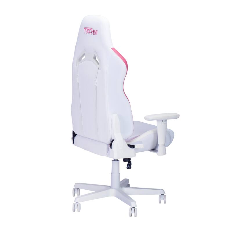 Sport TSF72 Echo Gaming Chair，High quality and durable， - White with Pink