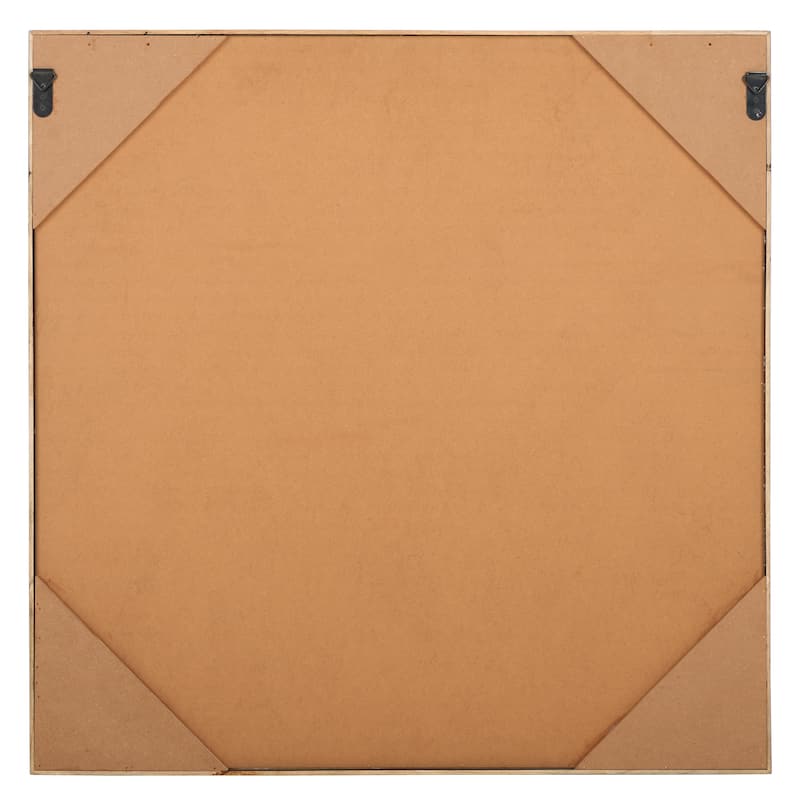 SAFAVIEH Home Wona 30-inch White/Black Framed Textile Art - Black/White