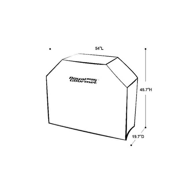 Royal Gourmet CR5402 54" Grill Cover Oxford Waterproof Heavy-Duty