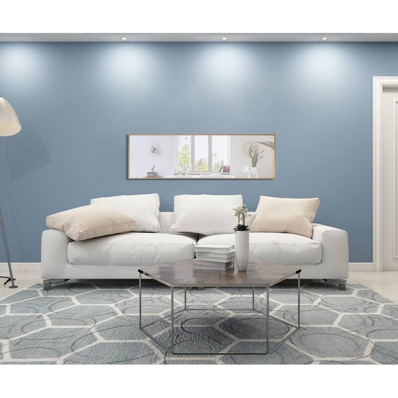 Strick & Bolton Posey Metal Rectangle Wall Mirror
